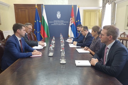 Посланик Петко Дойков проведе среща с Първия вицепремиер и министър на външните работи на Сърбия г-н Ивица Дачич